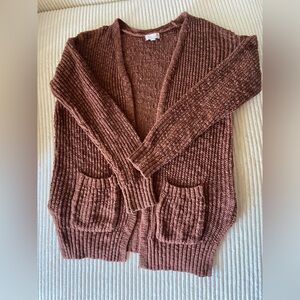Cozy Brown Knit Sweater
